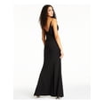thumbnail image 2 of CITY STUDIO Womens Black Full-Length Empire Waist Formal Dress Juniors 3, 2 of 4