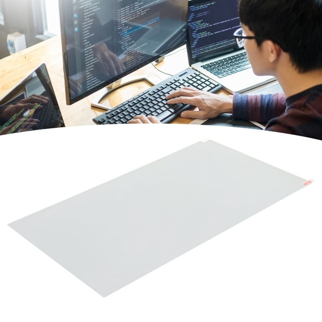 PC Monitor Eye Filter Film, Reduce Strain Easy To Install 16:9 Computer Blue Light Blocking Screen Protector for Programmers for Office