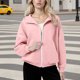thumbnail image 1 of HongQid Hoodies for Women Soft Zip Up Hooded Long Sleeve Casual Oversized Sweatshirt Hooded Tops, 1 of 8