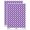 Purple, variant on Husky Dog Face Mad 200+ Round Stickers - Rainbow - Matte Finish - 0.50" Size