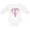 AA-White, variant on Inktastic Breast Cancer Awareness with Pink Ribbon Heart Boys or Girls Long Sleeve Baby Bodysuit