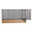 thumbnail image 3 of Noble House Waterloo Outdoor Mesh Aluminum Lounge Side Table (Set of 4) Gray, 3 of 26