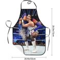 thumbnail image 4 of Rhea Ripley Apron, Pocket Kitchen Restaurant Menu Chef For Men And Women Cooking Barbecue Painting Gardening, 4 of 7