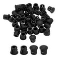 thumbnail image 1 of Tapones para agujeros negros 100pcs 1/4" tapones de plástico para agujeros redondos tipo flush para muebles, armarios, máquinas, ferretería, postes de cercas, tuberías, 1 of 7