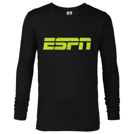ESPN Logo Tennis Ball Men’s Standard - Long Sleeve T-Shirt for Men – Customized-Black