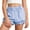 Blue, variant on Girls Bloomers Gingham Toddler Shorts Ruffle Kids Bloomers Shorts Cute Loose Plaid Pumpkin Pants with Pockets Red 3-4 Years