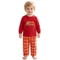 thumbnail image 4 of Akiihool Toddler And Newborn Matching Outfits Toddler Baby Long Sleeve Sweatshirt Top Jogger Pants Clothes Set Red,2-3 Years, 4 of 9
