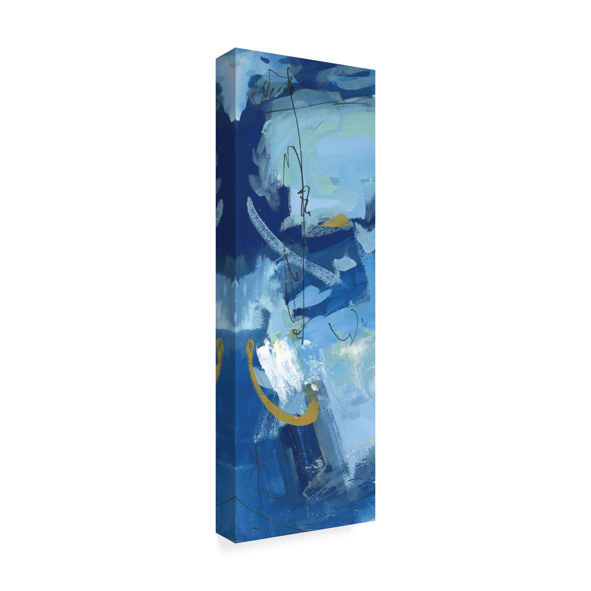 Composition Blue' Canvas Art by Melissa Wang
