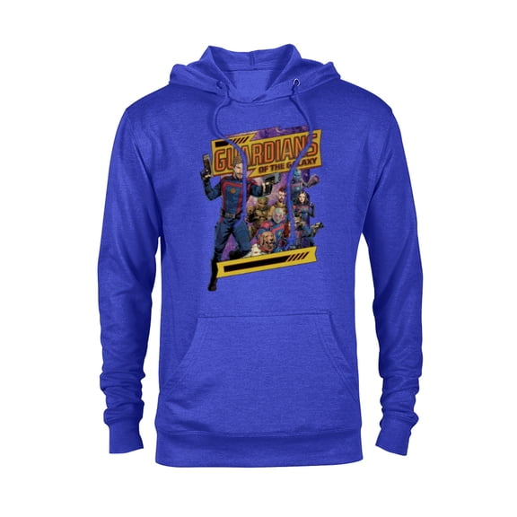 Marvel Guardians of the Galaxy Volume 3 Comic Style and Logo - Pullover Hoodie for Adults - Customized-Royal