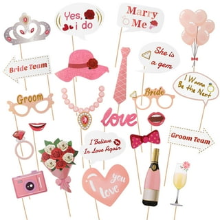 Wedding photo props sale on a stick