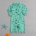 thumbnail image 4 of ATAIKU 0-4T Baby Boys Penguin One Piece Swimsuit Rash Guard Suits Toddler Long Sleeve Swimwear Kids UPF 50+ Zipper Bathing Suit, 4 of 9