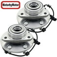 thumbnail image 2 of (4WD) Front Wheel Bearing Hub Assembly Fit Nissan Armada, Nissan Titan 2012 2013 2014 2015 Hub Bearing(2 Pack) w/ABS 6 Lugs, 4x4, Replace 515155, 2 of 5