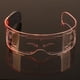 thumbnail image 5 of Gafas luminosas LED, visera electrónica, gafas luminosas, utilería para Festival, , Bar, , actuación, niños, adultos, regalos BLESIY Gafas de sol luminosas, 5 of 8