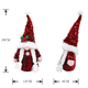 thumbnail image 2 of Elfo de Navidad sin rostro, muñeco de peluche de lentejuelas hecho a mano, adorno de gnomo para decoración del hogar MFZFUKR CPB-SSW38-2, 2 of 5