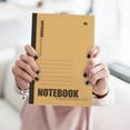 thumbnail image 4 of Weaklki Composition Notebook,B5 Composition Notebook,Journals College Ruled Kraft Notebooks with Rainbow Spines Small Lined Composition Book for Office Home,80 Pages/40 Sheets(Random Color,1 Pcs), 4 of 9