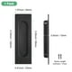thumbnail image 3 of Uxcell 1-Pack Tiradores Empotrados, 4.72 Pulgadas Círculo Interno 304 Acero Inoxidable Tiradores de Puerta de Closet Corrediza [Negro], 3 of 6