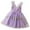 Purple, variant on TAIAOJING Toddler Girls Fl Sleeves Mesh EmbroideryHoliday Princess Dress A-Line Solid Color O-Neck Dance Party Dresses Boho Beach Casual Birthday Sundress Relaxed Fit 2-3Y