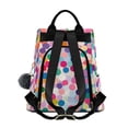 thumbnail image 2 of FORMRS Women's Travel Backpack Purse Anti-theft Hidden Pockets Casual Shoulder Bag, Light Colorful Circles, 2 of 7