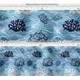 thumbnail image 4 of Soimoi Printed Waterproof Taffeta Fabric - Blue Ocean Design | 56" Wide | For Outdoor Cushions, Awnings, Table Covers & Upholstery Projects, By The Yard, 4 of 7