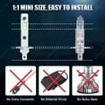 thumbnail image 4 of Quayub 2X H1 6000K White LED Headlight Bulbs – Low Beam Conversion Kit, Replace Halogen, Super Bright, Easy Install, 4 of 13
