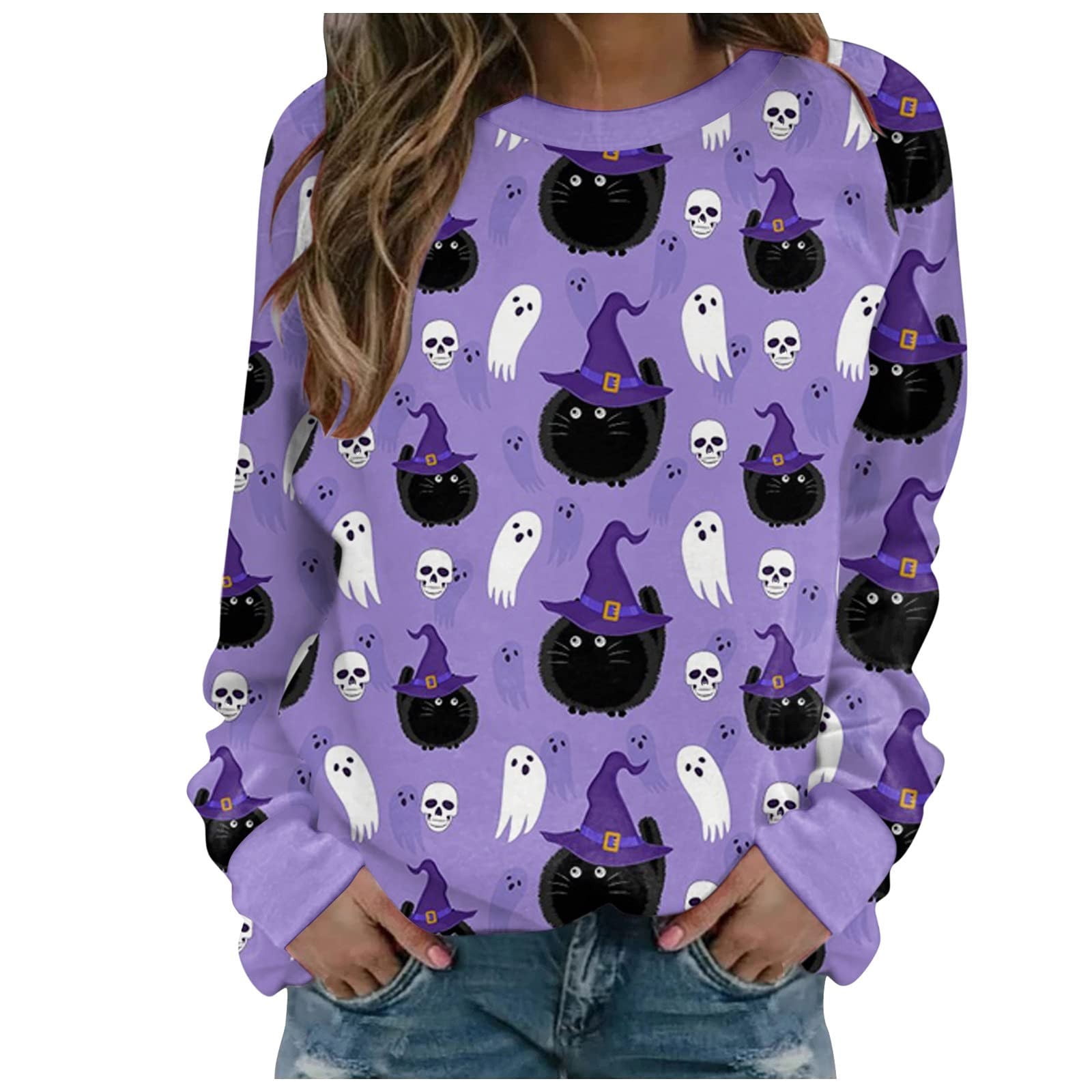 Hoodies for Teen Girls Trendy Halloween 