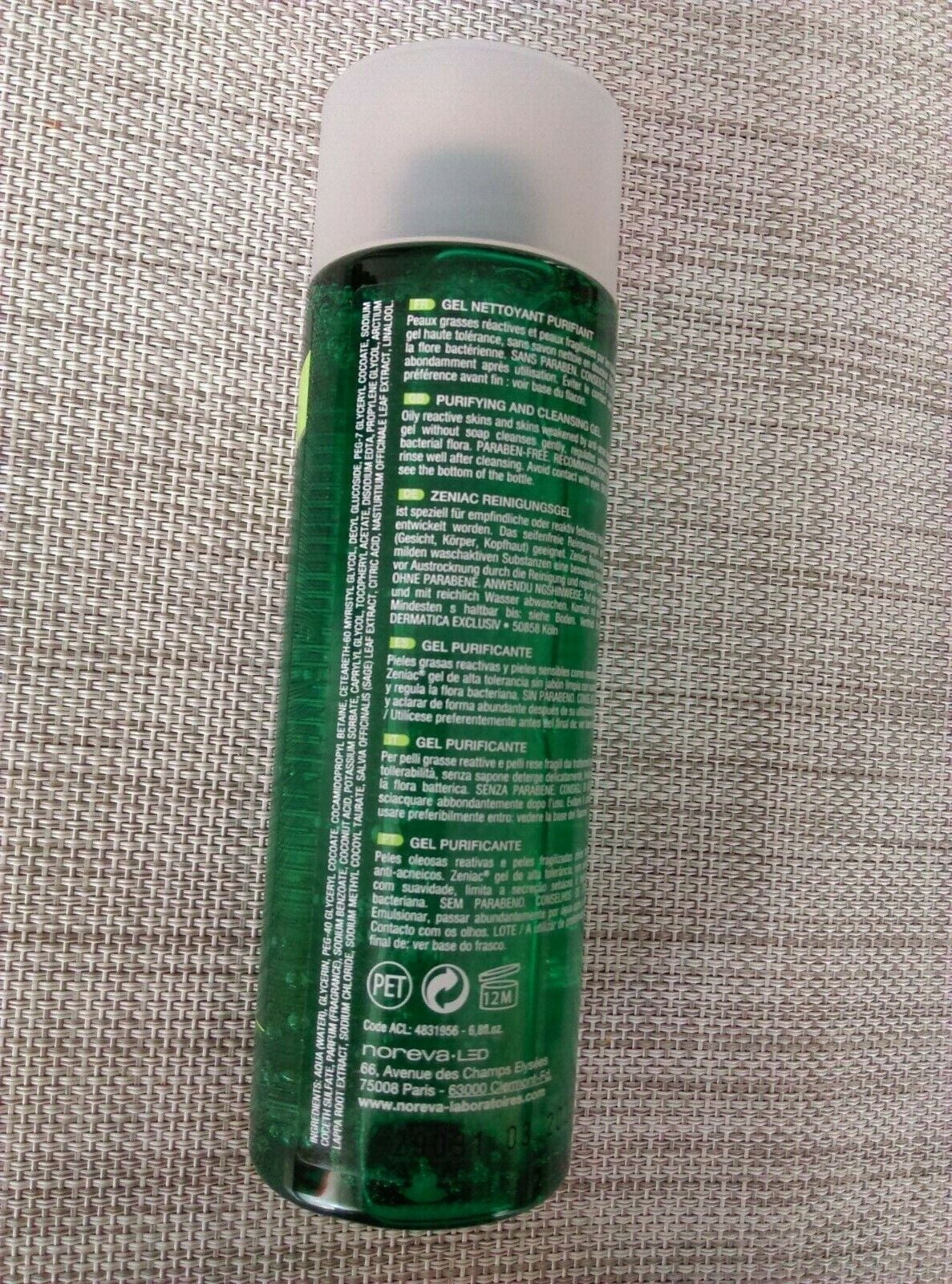 Noreva Zeniac Purifying Cleansing Gel 200ml - Walmart.com
