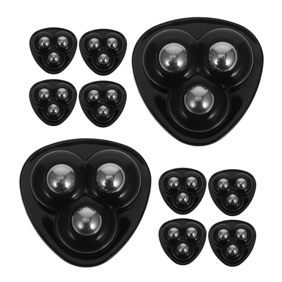 Masteelf 12pcs Self Adhesive Caster Wheels Appliance 360° Rotation Swivel Wheels Coffee Maker Furniture Sliders For Hardwood Floors Kitchen Appliances Wheels