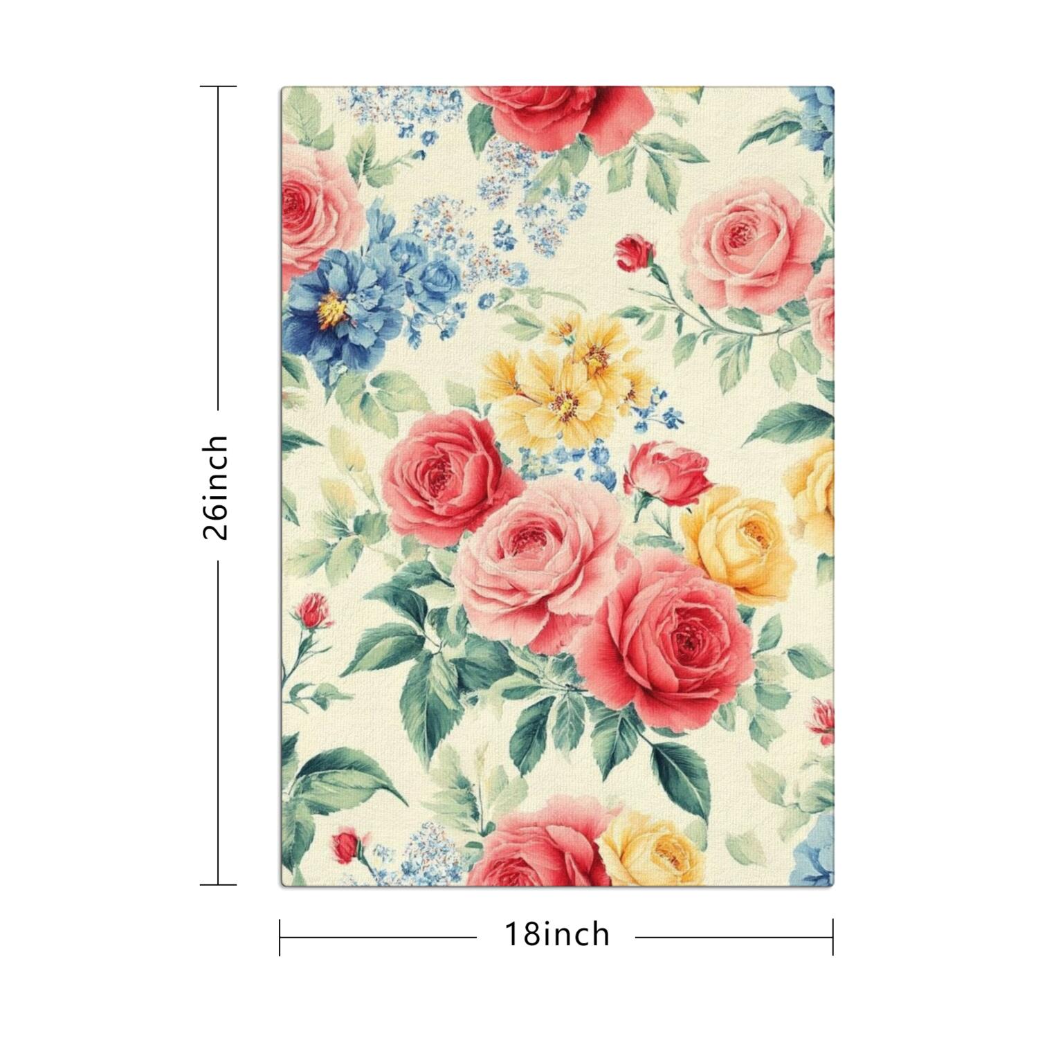 6 Pcs Funny Kitchen Towels,Pioneer Flower Microfiber Dish Towels,Kitchen Tea Towels,Kitchen Towel Set (18" X 26")
