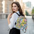 thumbnail image 6 of FORMRS Mini Backpack Purse for Women Quilted Travel Daypack Casual Shoulder Bag, Green Mountains, 6 of 7