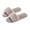 Gray, variant on Women's Open-Toe Faux Fur Slippers Stylish and Cozy for Home Wear