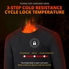 thumbnail image 4 of Men Women Heated Underwear Top with Pants Set Washable USB Charging Electric Thermal Heating Insulated Clothes with 3 Level Temperature Setting Cold-Proof Underwear Outdoor Winter Heating, 4 of 5