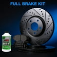 thumbnail image 4 of Power Sport Front Rear Brakes and Rotors Kit |Front Rear Brake Pads| Brake Rotors and Pads|Ceramic Brake Pads and Rotors BBCC.59008.02, 4 of 6