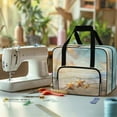 thumbnail image 4 of ZIATUBLE Ocean Beach Carrying Travel Storage Starfish Sewing Machine Bag Large Capacity Sewing Machine Organizer and Storage Compatible with Most Standard Sewing Machines, 4 of 7