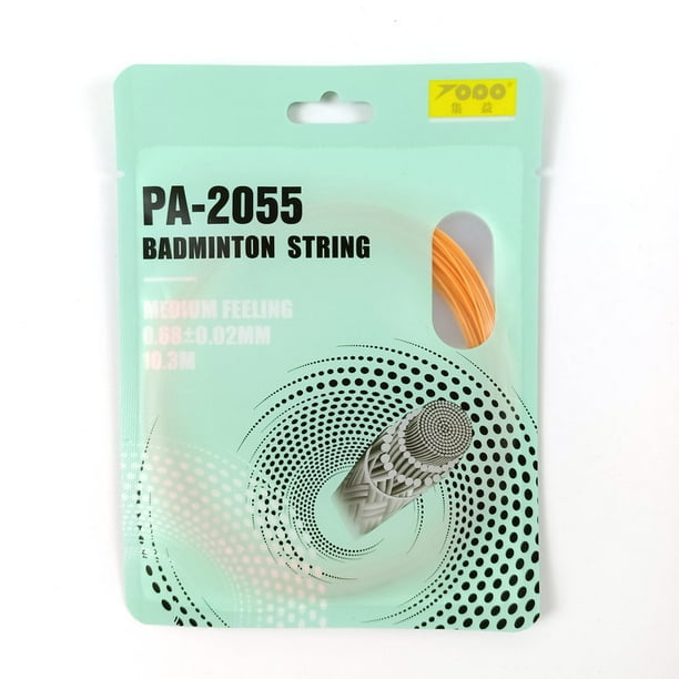 Línea de bádminton TOPO Jiyi PA-2055 Línea de bádminton de alta elasticidad y duradera Línea de raqueta de bádminton para equipos de sala de juego