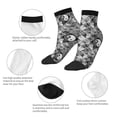 thumbnail image 5 of Pofeuu Yin Yang With Black And White Print 30cm Socks, Adult Running Hiking Socks for Youth and Adult, 5 of 7
