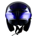 thumbnail image 3 of 1Storm Adult Motorcycle Modular Flip up Street Bike Full Face Dual Visor Helmet HB-B89CLS Glossy Blue, 3 of 5