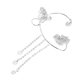 thumbnail image 5 of Clip de oreja de circonita Bling Bling Plata, 5 of 12