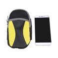 thumbnail image 3 of Deporte al aire libre correr jogging ejercicio gimnasio brazo muñeca bolsa brazalete teléfono titular bolsa negro, 3 of 7