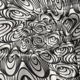 thumbnail image 7 of Ambesonne Abstract Valance & Curtain, Intricate Circular Shapes, 55"x45", Charcoal Grey Eggshell, 7 of 7