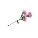 thumbnail image 2 of Bewildely Home Hotel Garden 3 Head Artificial Flower Light Outdoor Patio Backyard Pathway Solar Power Fake Rose Lámpara Decoración Iluminación navideña Púrpura Bewildely HA067007-03, 2 of 6