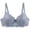 Light Blue, variant on Plus Size Underwired Bras for Women Deep V Neck Lace Full Coverage Balconette Bras Push Up Bras Everyday with Adjustable Straps Green 95C