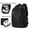 Black, variant on Women Men Travel Backpack W/ Shoe Compartment,Personal Item Bag Airline Approved,Anti-Theft Water Resistant Rucksacks Fit 15.6" Laptop,Lightweight Casual Daypack for College School Business
