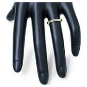 1/4 Carat TW Channel Set Diamond Band in 10K Yellow Gold (K-L Color, I2-I3 Clarity)