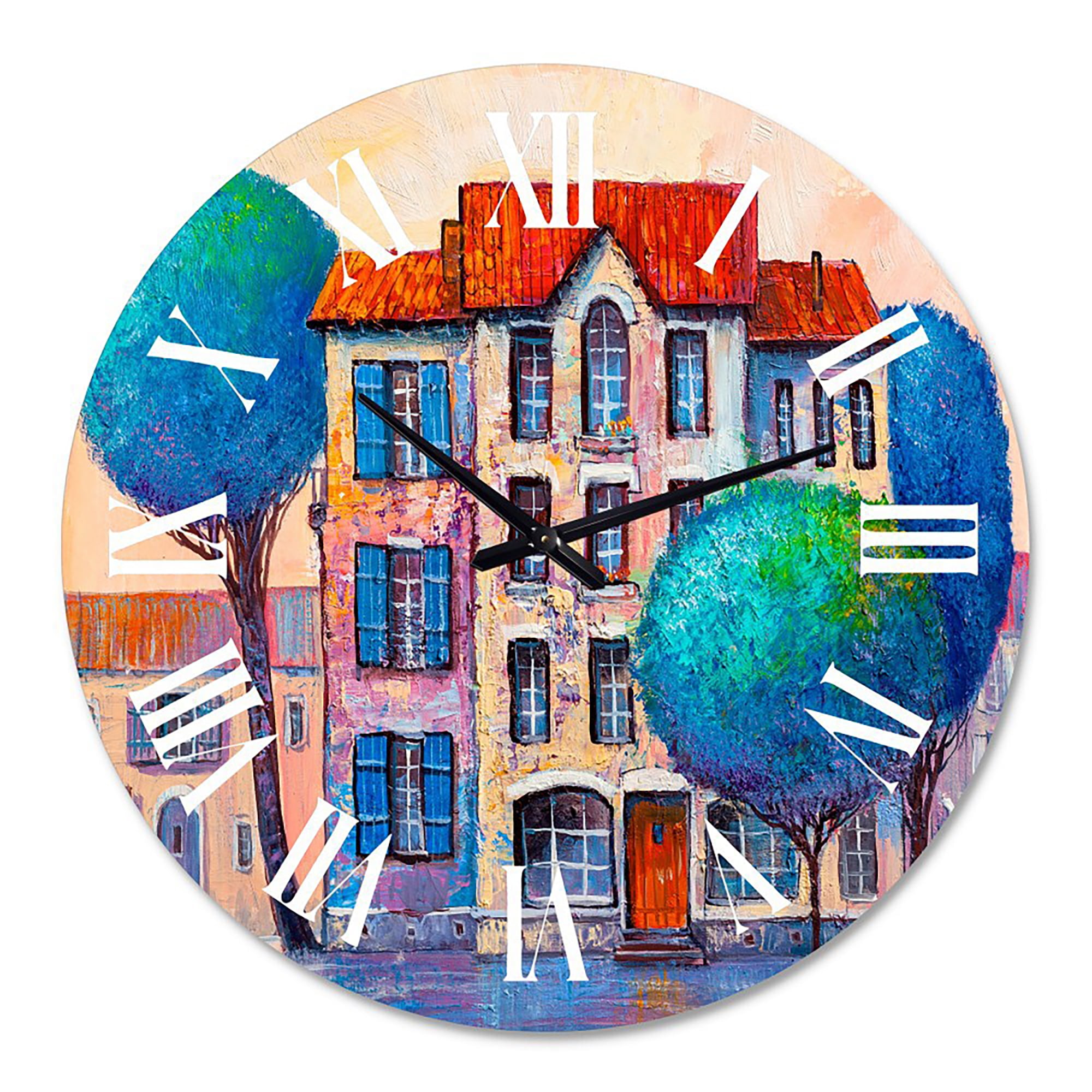 Designart 1 in Modern,Contemporary Wall Clock