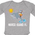 thumbnail image 4 of Inktastic Marco Island Florida Vacation Boys or Girls Long Sleeve Baby Bodysuit, 4 of 5