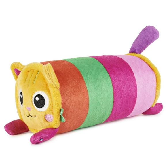 Gabby’s Dollhouse, 8-inch Pillow Cat Purr-ific Plush Toy, Kids Toys for Ages 3 and up