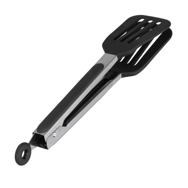 Pinzas para bistec, abrazadera de cocina de silicona para alimentos y bistec de acero inoxidable construida para durar Jadeshay A