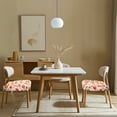 thumbnail image 4 of SEANATIVE Thanksgiving Chair Covers for Dining Room Maple Leaf Square Dining Chair Seat Covers with Elastic Bottom 2 PCS Universal Pumpkins Dinning Chair Upholstered Cover Kitchen Accessories, 4 of 7