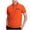Orange, variant on hoksml Men Golf Polos Shirt Solid-Color Collared Polos Shirt Button Pocket Colour Blocking Short Sleeve Top Casual Loose Turndown Collar Blouse Shirt Elastic Cuffs