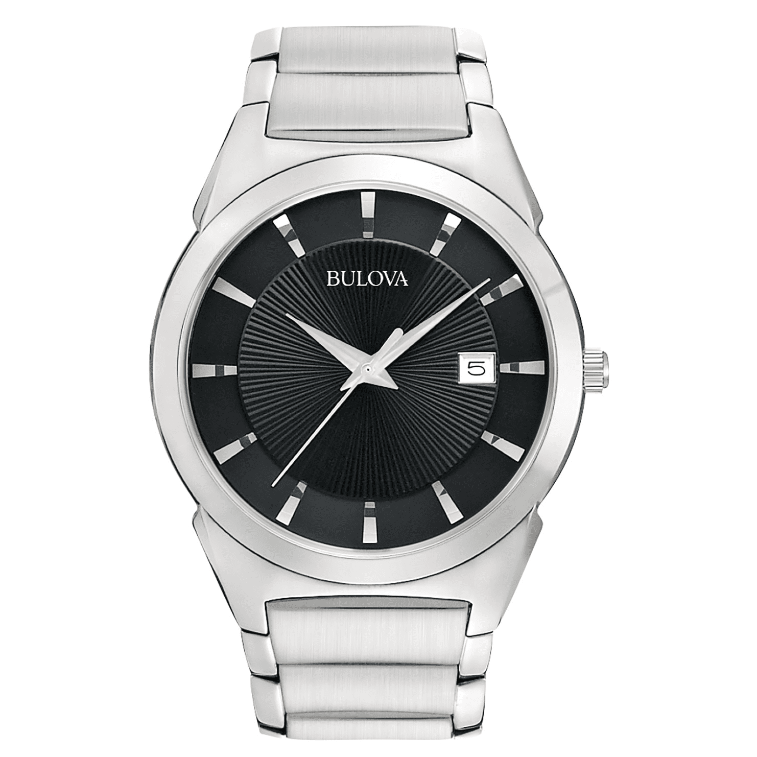 Bulova Men's Dress Silver Stainless-Steel Quartz Watch 96B149